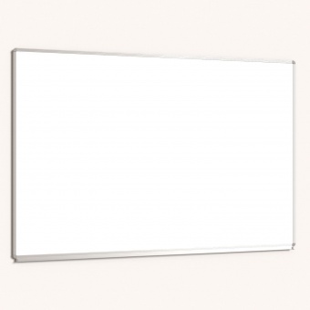 Whiteboard, 180x120 cm, mit durchgehender Ablage, Stahlemaille weiß, 